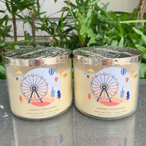 Bath & Body Works Other - BBW Summer Boardwalk candle bundle
